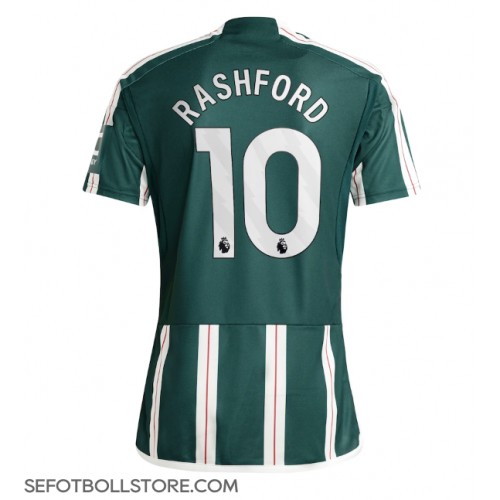 Manchester United Marcus Rashford #10 Replika Bortatröja 2023-24 Kortärmad